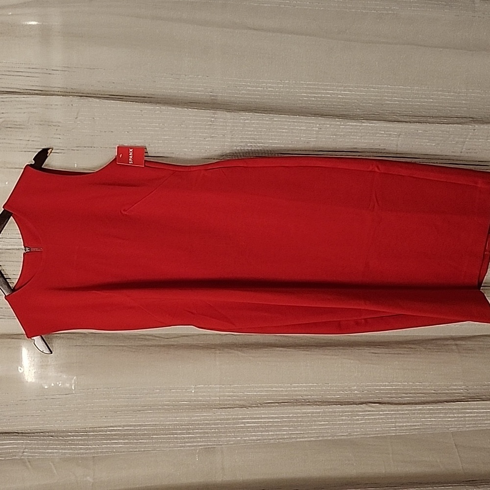 Spanx red dress never worn